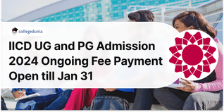IICD UG and PG Admission 2024 Ongoing; Fee Payment Open till Jan 31